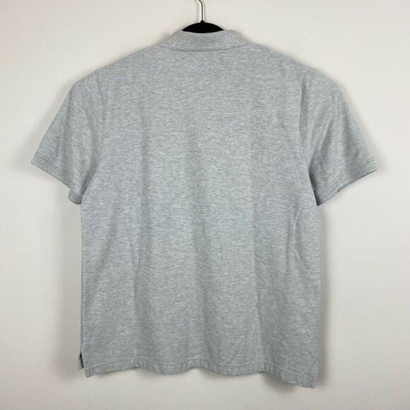 L.L. Bean Polo Banded Short Sleeve Without Pocket Men's Traditional Large Gray - Picture 5 of 8